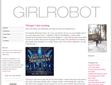 Tablet Screenshot of girlrobot.net